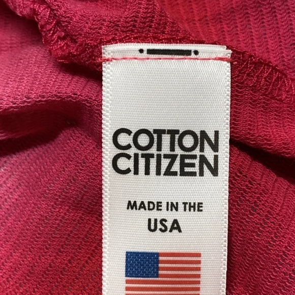 Cotton Citizen Rio Fuchsia Tie-Dye Maxi Sleeveless Slim Fit Dress Size Medium - Picture 9 of 11